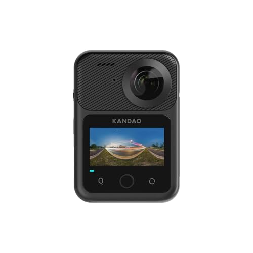 KanDao QooCam 3 Ultra - 8K wasserdichte 360 Action Kamera, 96MP Foto & 8K 360 Video mit Dual 1/1.7 ", Integriertes GPS, Stabilisierung, Für Vlog, Reisen, Outdoor. von KanDao