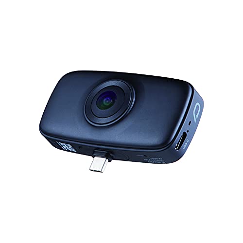 Kandao QooCam Fun Black [USB-C], a Kind of 360 Camera live Stream on Social Media Smartphone Camera with 4K Capture vlog and Auto Editing on Smartphone apps. von KanDao