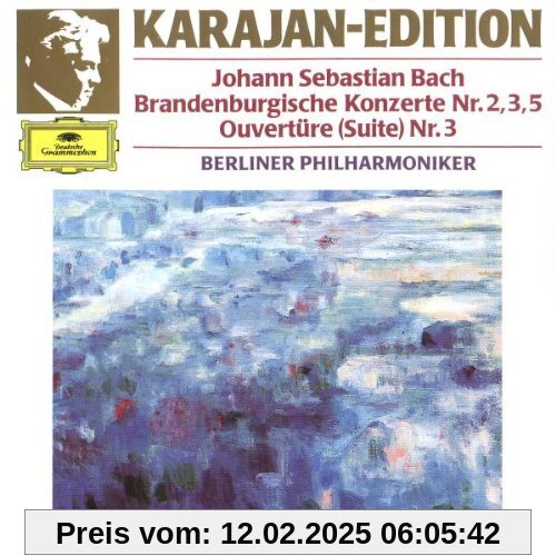 Karajan-Edition: 100 Meisterwerke: Bach: Brandenburgische Konzerte Nr. 2, 3, 5 von Karajan, Herbert Von