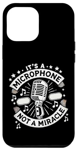 Hülle für iPhone 12 Pro Max It's A Microphone Not A Miracle ---- von Karaoke Bekleidung