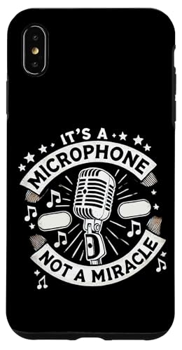 Hülle für iPhone XS Max It's A Microphone Not A Miracle ---- von Karaoke Bekleidung