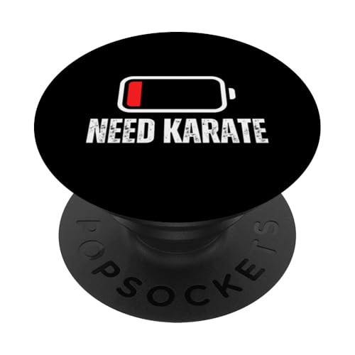 Karate Coach Karate mit niedrigem Batteriebedarf PopSockets Klebender PopGrip von Karate Enthusiasts Passionate Martial Arts Fans