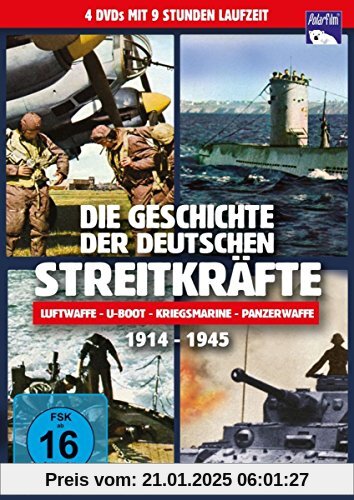 Die Geschichte der deutschen Streitkräfte 1914 - 1945 [4 DVDs] von Karl Höffkes