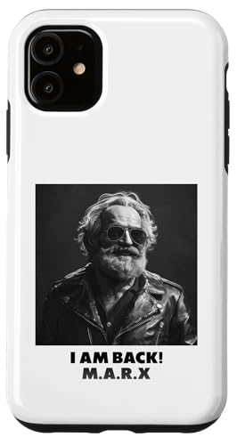 Hülle für iPhone 11 I AM BACK, Karl Marx, Kommunist, cooles Marx von Karl Marx, Marxismus, Kommunismus