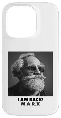 Hülle für iPhone 14 Pro I AM BACK, Karl Marx, Kommunist, cooles Marx von Karl Marx, Marxismus, Kommunismus