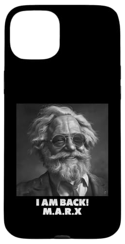 Hülle für iPhone 15 Plus I AM BACK, Karl Marx, Kommunist, cooles Marx von Karl Marx, Marxismus, Kommunismus