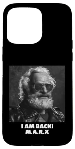 Hülle für iPhone 15 Pro Max I AM BACK, Karl Marx, Kommunist, cooles Marx von Karl Marx, Marxismus, Kommunismus