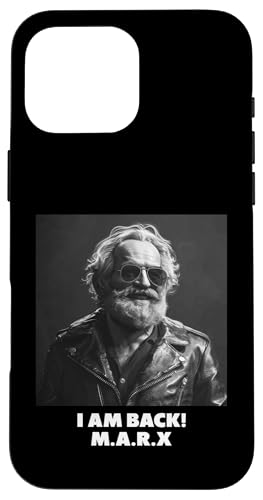 Hülle für iPhone 16 Pro Max I AM BACK, Karl Marx, Kommunist, cooles Marx von Karl Marx, Marxismus, Kommunismus