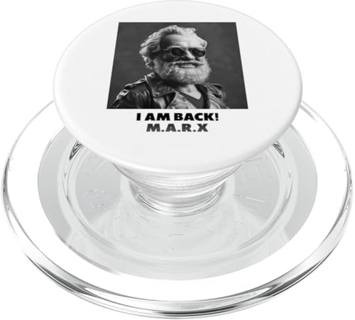 I AM BACK, Karl Marx, Kommunist, cooles Marx PopSockets PopGrip für MagSafe von Karl Marx, Marxismus, Kommunismus