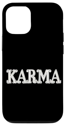 Hülle für iPhone 12/12 Pro Lustiges Karma Statement Outfit von Karma