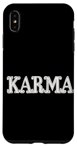 Hülle für iPhone XS Max Lustiges Karma Statement Outfit von Karma