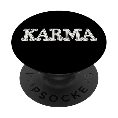 Lustiges Karma Statement Outfit PopSockets Klebender PopGrip von Karma