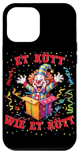 Hülle für iPhone 12 Pro Max Clown Köln Et Kütt Wie Et Kütt Kölsch Karnevalskostüm Clowns von Karneval Faschingskostüm Clown Kostüm Gesicht