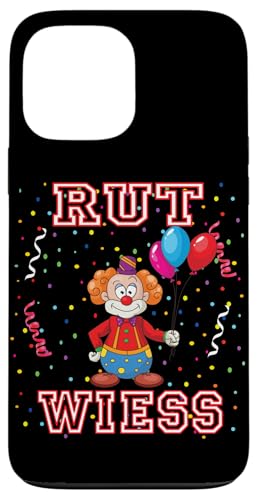 Hülle für iPhone 13 Pro Max Köln Rut und Wiess Kölner Dom Karnevalskostüm Clown Kostüm von Karneval Kostüm Fasching Köln Damen und Herren