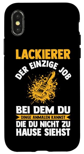 Hülle für iPhone X/XS Autolackierer Fahrzeuglackierer Lackierer von Karosserielackierer Fahrzeuglackierer