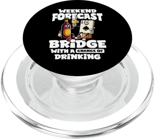 Weekend Forecast Bridge Player PopSockets PopGrip für MagSafe von Kartenspiel Design Bridge Spieler Idee