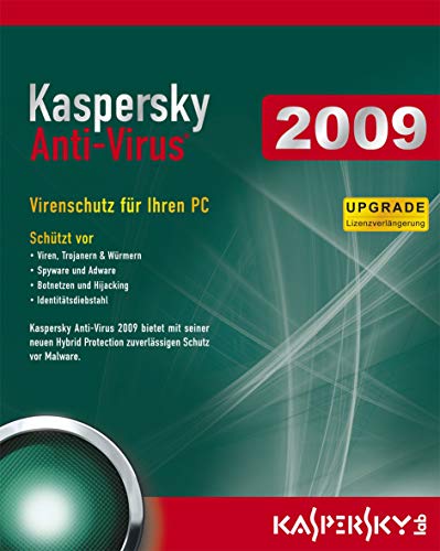 Kaspersky Anti Virus 2009 (Upgrade/DVD-Box) von Kaspersky