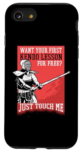 Hülle für iPhone SE (2020) / 7 / 8 Want Your First Kendo Lesson For Free Kata Kenjutsu Kendo von Katana Kenjutsu Kata Kendo Samurai Geschenke