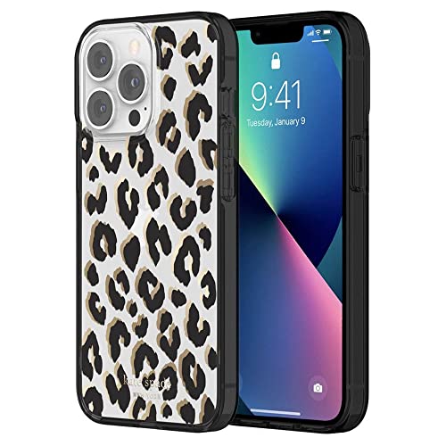 kate spade new york Protective Hardshell Case for iPhone 13 Pro Max - City Leopard Black von Kate Spade New York