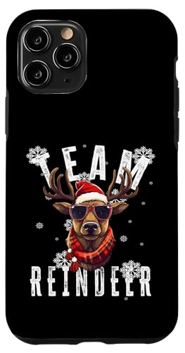 Hülle für iPhone 11 Pro Team Rentier Weihnachtsmotiv lustiges Rentier von Kattos - Frohe Weihnachten