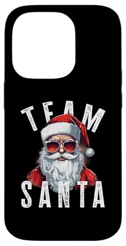 Hülle für iPhone 14 Pro Team Santa Weihnachtsmotiv Weihnachtsmann Weihnachts von Kattos - Frohe Weihnachten