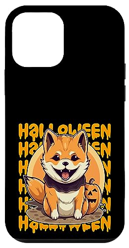 Hülle für iPhone 12 mini Halloween Shiba Inu Design von Kattos - Halloween