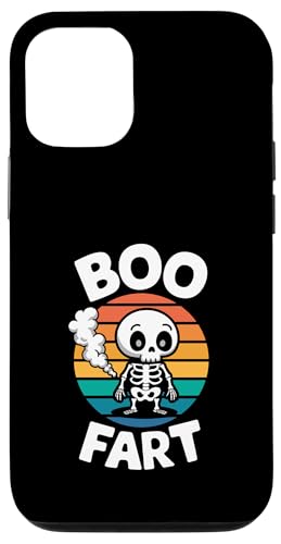 Hülle für iPhone 13 Pro Boo Fart lustiges furzendes Skelett für Halloween von Kattos - Halloween