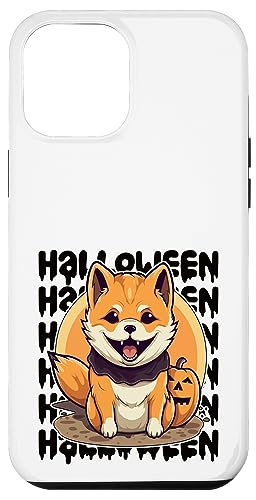 Hülle für iPhone 14 Plus Halloween Shiba Inu Design von Kattos - Halloween