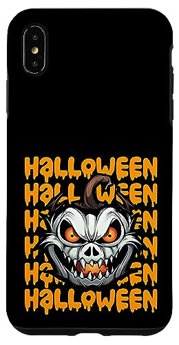 Hülle für iPhone XS Max Halloween Gruseliges Design für die nächste Halloweenparty von Kattos - Halloween