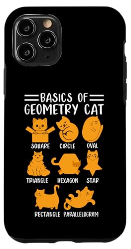 Basic Of Cat Geometry Mathe Katze Hülle für iPhone 11 Pro von Katze Geometrie Mathematik Lehrer Schule Katzen