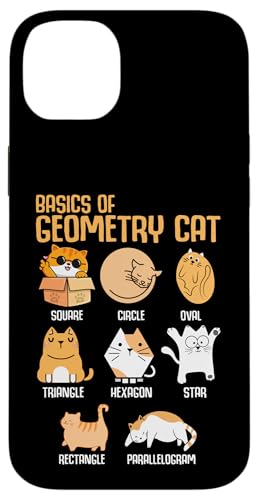 Basic Of Cat Geometry Mathe Katze Hülle für iPhone 14 Plus von Katze Geometrie Mathematik Lehrer Schule Katzen