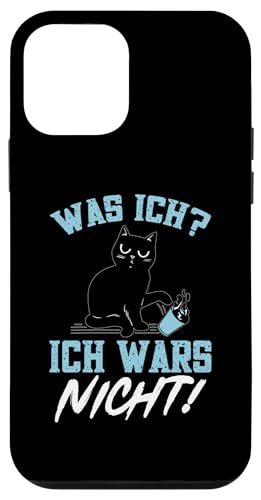 Hülle für iPhone 12 mini Katze Lustiges Katzen Was Ich Ich Wars Nicht von Katzenbesitzer Katze Spruch