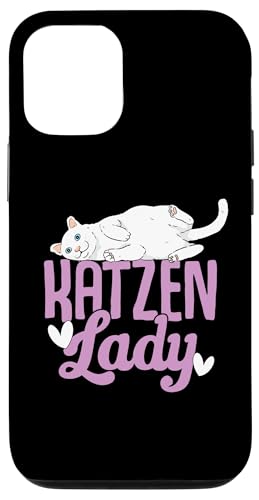 Hülle für iPhone 13 Pro Katzen Lady Katze von Katzenbesitzer Katze Spruch