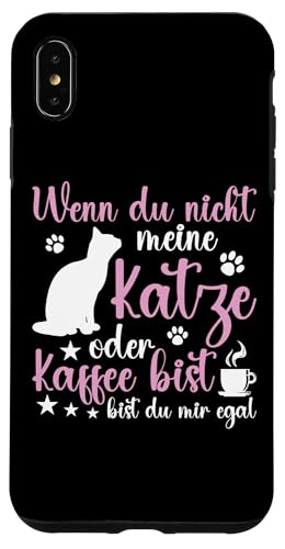 Hülle für iPhone XS Max Lustiges Bist Bist Du Mir Egal Katzen Katze von Katzenbesitzer Katze Spruch