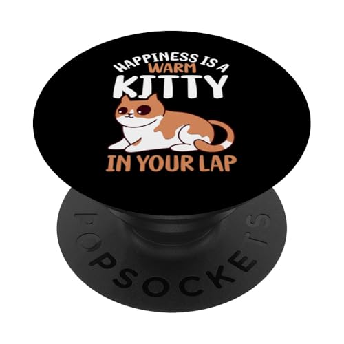 Witziger Katzen Spruch PopSockets Klebender PopGrip von Katzenliebhaber Katze Katzenlady