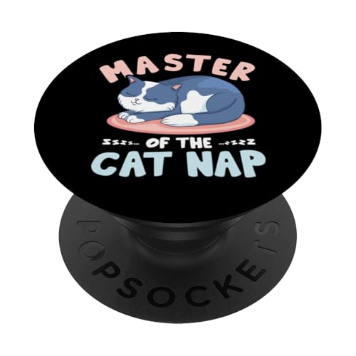 Witziger Katzen Spruch PopSockets Klebender PopGrip von Katzenliebhaber Katze Katzenlady