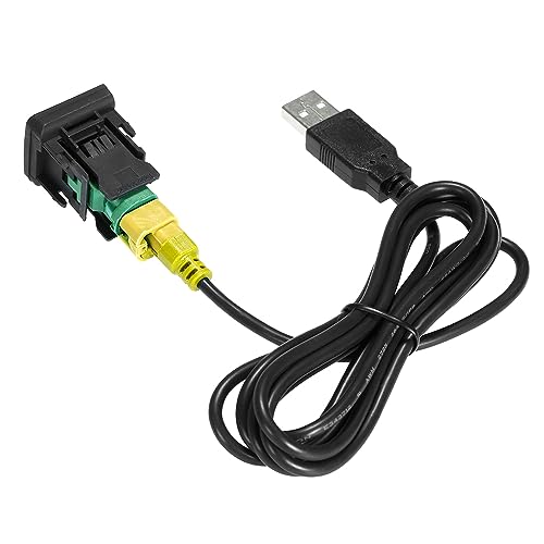 USB-Audiokabel-Adapter, Standard-Design, 130 Cm Kabellänge, USB-Schnittstelle, Plug-and-Play für Musikgeräte, Hören über Autoradio von Kavolet