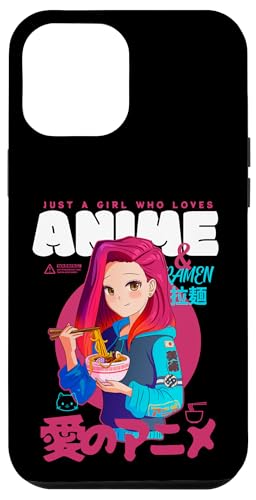 Hülle für iPhone 14 Plus Nur ein Mädchen liebt Anime Ramen Kawaii Girl Anime von Kawaii Anime Girls Zajoo