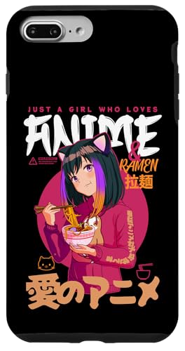 Hülle für iPhone 7 Plus/8 Plus Nur ein Mädchen liebt Anime Ramen Kawaii Girl Anime von Kawaii Anime Girls Zajoo