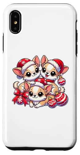 Hülle für iPhone XS Max Kawaii Anime Chihuahua Welpe Weihnachten Kinder Damen Herren von Kawaii Christmas Tees