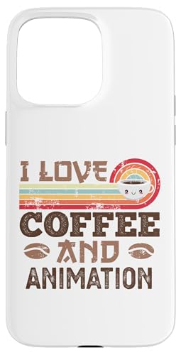 Hülle für iPhone 15 Pro Max Ich liebe Kaffee und Animation Cute Kawaii von Kawaii Coffee Lover