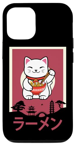 Hülle für iPhone 12/12 Pro Katze Ramen Manga Japanese Noodles Kawaii Neko Anime Katze von Kawaii Manga Anime Otaku Designs