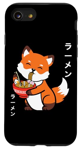 Hülle für iPhone SE (2020) / 7 / 8 Fuchs Ramen Manga Otaku Japanese Noodles Kawaii Fox Anime von Kawaii Manga Anime Otaku Designs