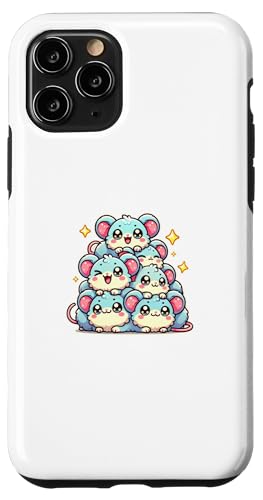 Hülle für iPhone 11 Pro Kawaii Anime Maus Kinder Jungen Mädchen von Kawaii Tees