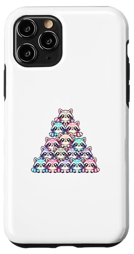 Hülle für iPhone 11 Pro Kawaii Anime Racoon Kinder Jungen Mädchen von Kawaii Tees