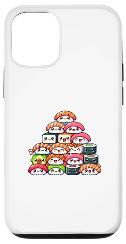 Hülle für iPhone 12/12 Pro Kawaii Anime Sushi Kinder Jungen Mädchen von Kawaii Tees