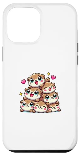 Hülle für iPhone 12 Pro Max Kawaii Anime Otter Kinder Jungen Mädchen von Kawaii Tees