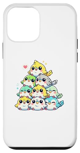 Hülle für iPhone 12 mini Kawaii Anime Vogel Sittich Kinder Damen von Kawaii Tees