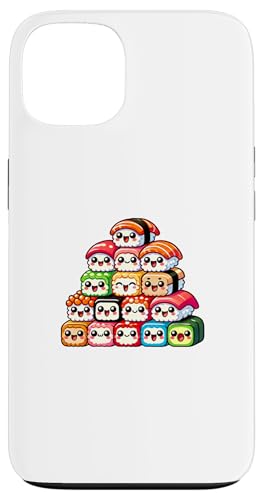 Hülle für iPhone 13 Kawaii Anime Sushi Kinder Jungen Mädchen von Kawaii Tees