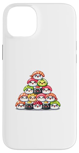 Hülle für iPhone 14 Plus Kawaii Anime Sushi Kinder Jungen Mädchen von Kawaii Tees